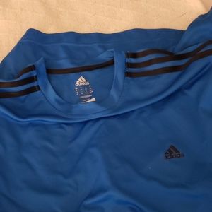 Two Adidas mens workout shirt